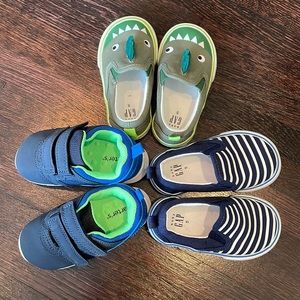 Bundle of 3 toddler boy shoes